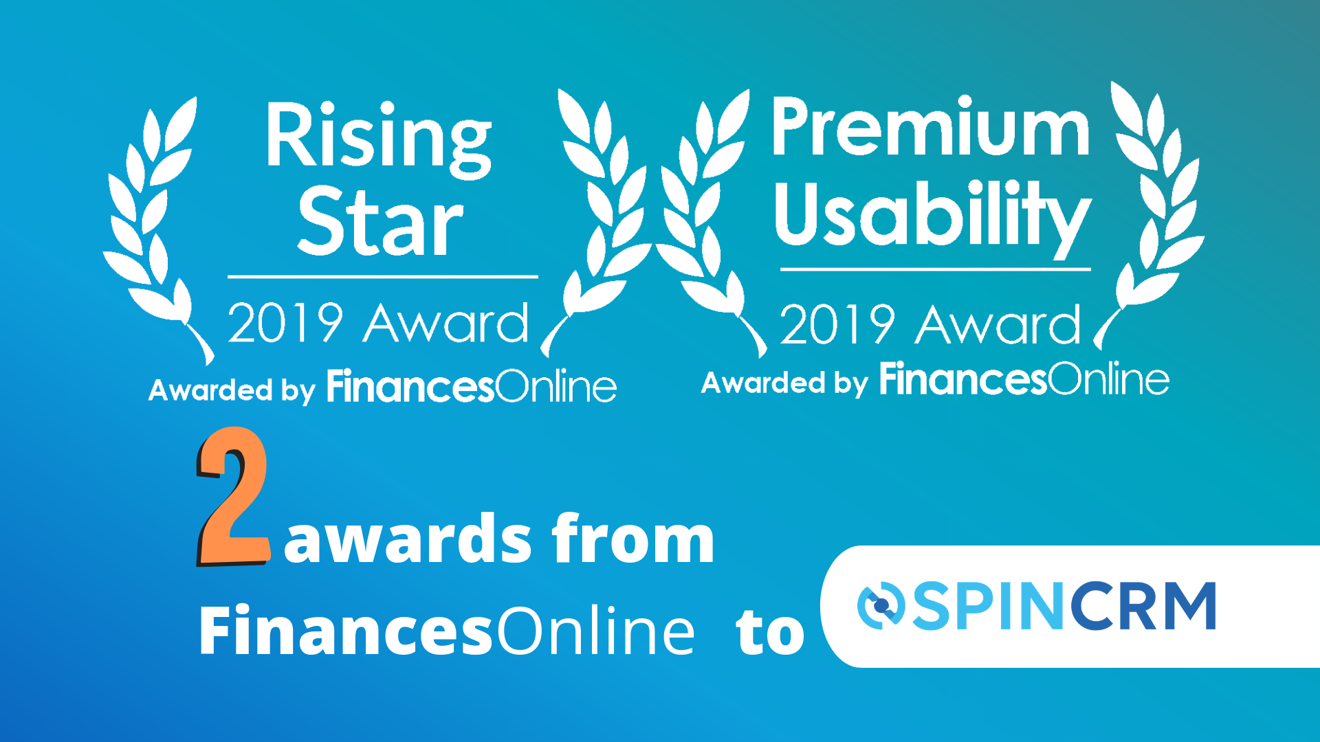 Spin CRM receives two awards on Finances Online - Spin CRM